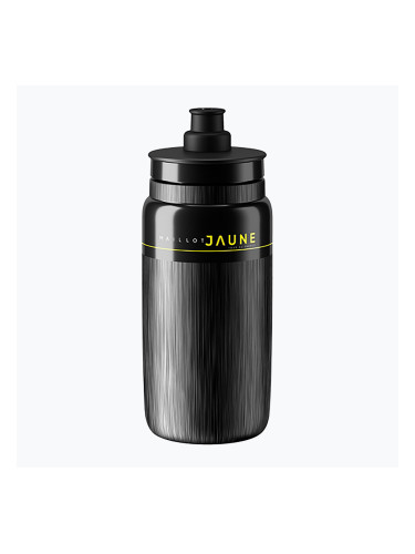 Велосипедна бутилка Elite Fly Tex Maillot Jaune 550 ml black