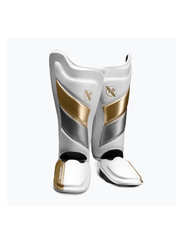 Hayabusa T3 Striking Shin Guards бяло и златно T3SSG