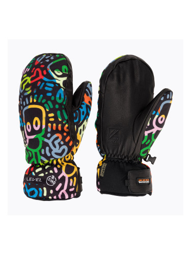 Детски скиорски ръкавици Level Vertigo Mitt Teen pattern
