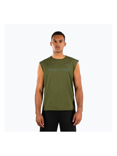 Мъжка тениска Venum Muay Thai VT military green