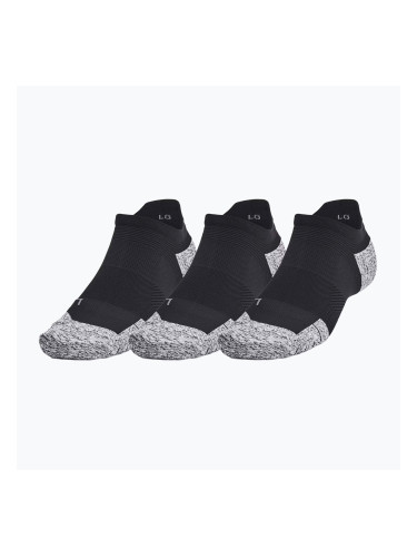 Чорапи за бягане Under Armour Dry Run Cushion No Show 3 чифта black/pitch grey/reflective