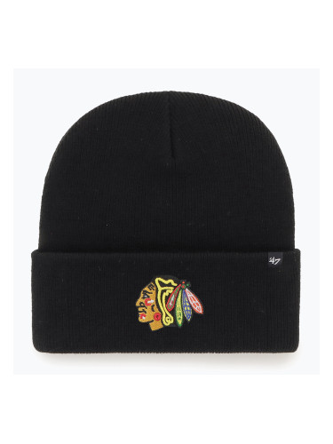 Зимна шапка 47 Brand NHL Chicago Blackhawks Haymaker black