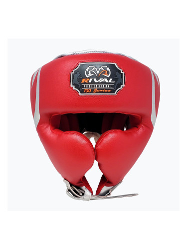 Боксьорска каска Rival RHG100 Professional Headgear red/silver/grey