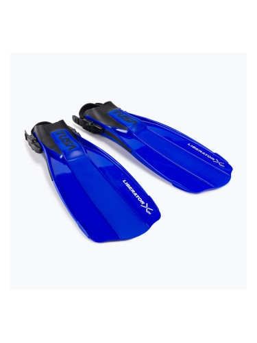 TUSA Liberator Fin Малки раирани плавници за гмуркане сини SF-5500
