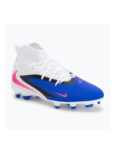 Мъжки футболни обувки Nike Phantom 6 High Club FG/MG racer blue/white/pink blast