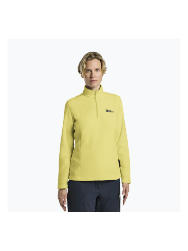 Дамски суитшърт за трекинг Jack Wolfskin Taunus Hz lemon ice