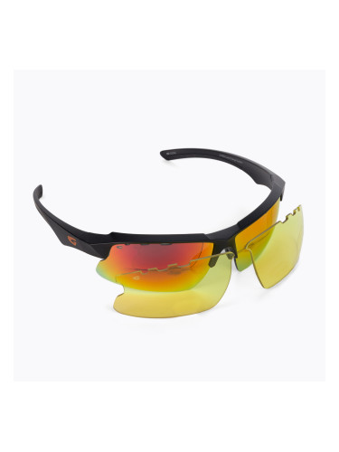Очила за колоездене GOG Faun черни/жълти E579