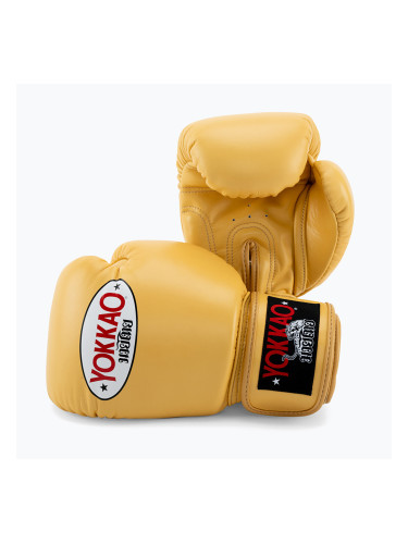 Мъжки боксови ръкавици YOKKAO Matrix mango