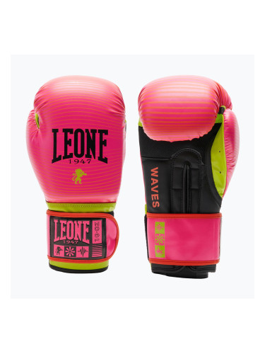 Боксови ръкавици LEONE 1947 Waves rosa