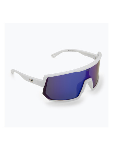 Слънчеви очила GOG Zeus матово бяло/рефлексно синьо