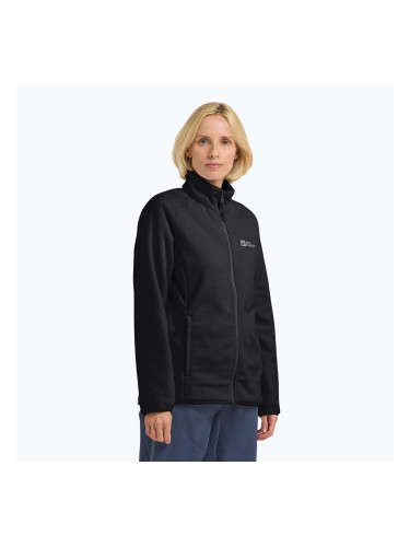 Дамски поларен суитшърт Jack Wolfskin Moonrise Full Zip black