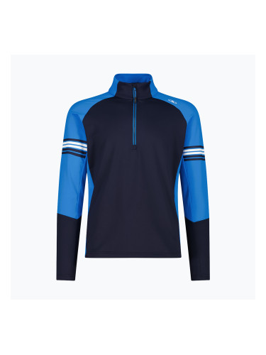 Мъжки суитшърт CMP 35L0427 Sweat black/blue/winter sun