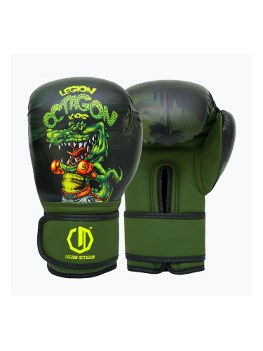 Боксови ръкавици Octagon Legion Crocodile green/multicolour