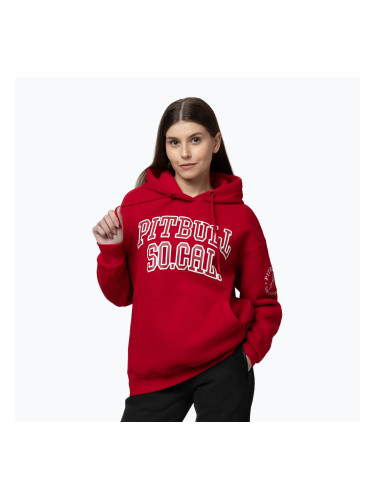 Дамски суитшърт Pitbull Fiora Hooded wild red
