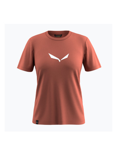 Дамска тениска Salewa Solid Dry Etruscan red