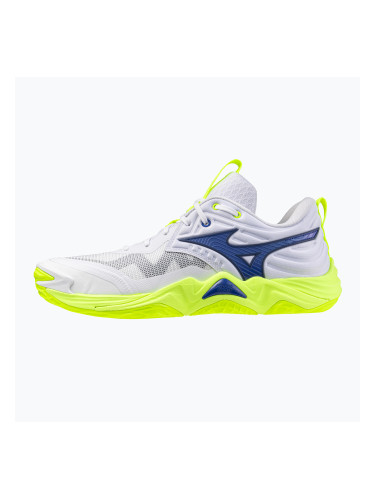 Обувки за волейбол Mizuno Wave Momentum Elite white/lightning yellow/dazzling blue