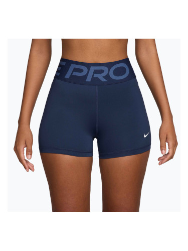 Дамски шорти Nike Pro Sculpt High Waisted 3" Biker midnight navy/white
