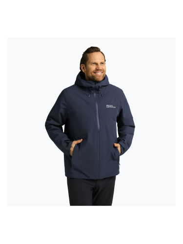 Мъжко пухено яке Jack Wolfskin Wisper Ins midnight sky/dark navy