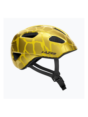 Детска велосипедна каска Lazer Pnut KC golden giraffe