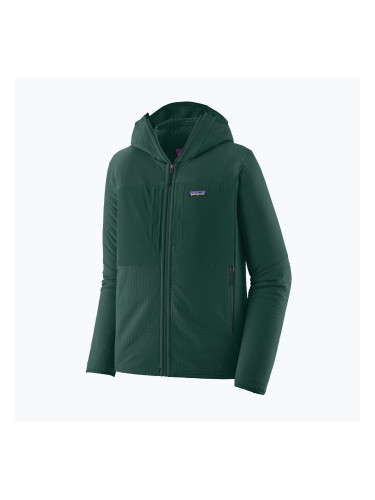 Мъжко софтшел яке Patagonia R2 TechFace Hoody cascade green