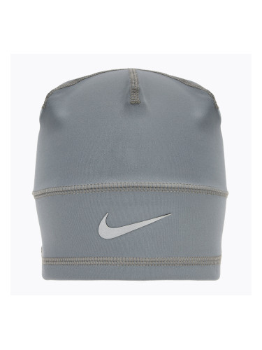 Шапка Nike Dri-Fit Terra Uncuffed Beanie smoke grey/silver