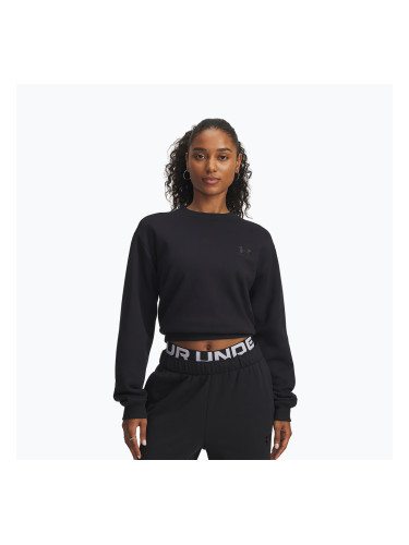 Дамски суитшърт за тренировка Under Armour Icon Vida Fleece Crew black/black