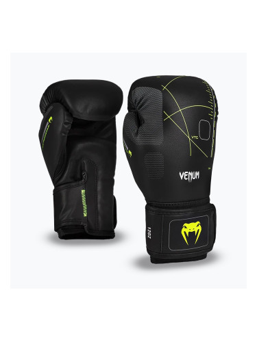 Боксови ръкавици Venum Training Camp 4.0 black/neo green