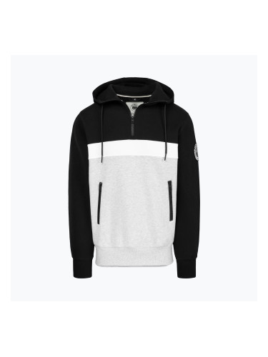 Мъжки суитшърт Pitbull Gibson Hooded black/grey melange
