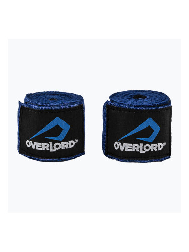 Боксови бандажи Overlord еластични 400 cm blue