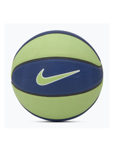 Баскетболна топка Nike Skills deep royal blue/vapor green/white размер 3
