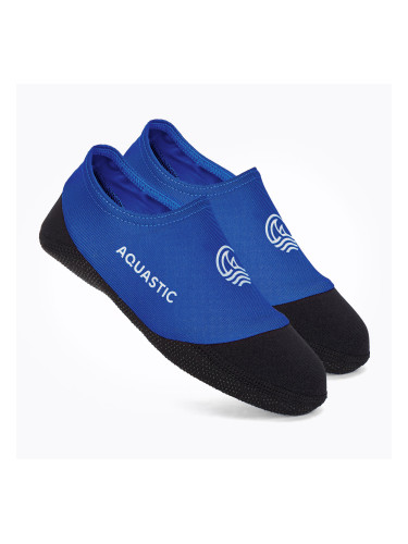 Детски чорапи за басейн AQUASTIC Seavie Anti-Slip сини