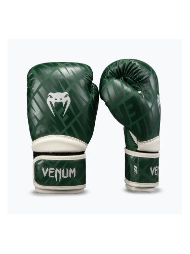 Детски боксови ръкавици Venum Contender 1.5 XT Kids forest green/off white