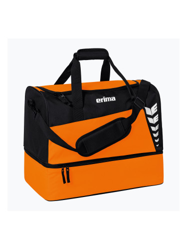Спортна чанта ERIMA Six Wings Sports Bag With Bottom Compartment 35 l orange/black