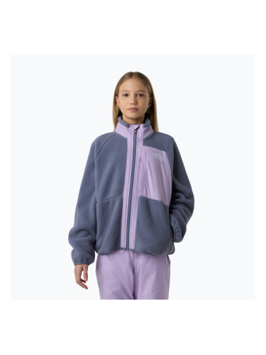 Детски суитшърт от полар The North Face Yumiori Full Zip twilight galaxy/lite lilac