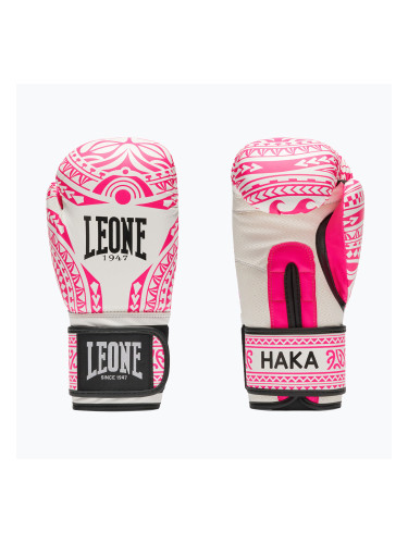 Боксови ръкавици LEONE 1947 Haka bianco/white
