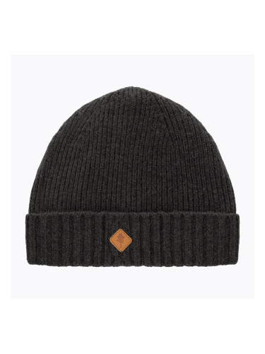 Pinewood Плетена зимна шапка от вълна тъмен антрацит mel
