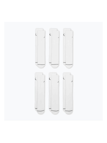 Чорапи Nike Jordan Everyday Cushioned Crew 6 чифта white/black