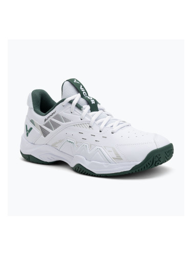 Мъжки обувки за бадминтон VICTOR P8500CLS AG bright white/hunter green