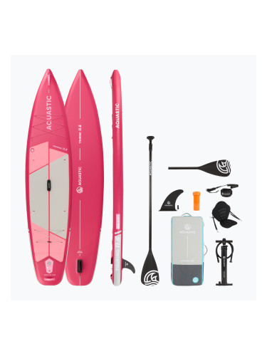 SUP AQUASTIC Туристическа дъска 11'6" розова