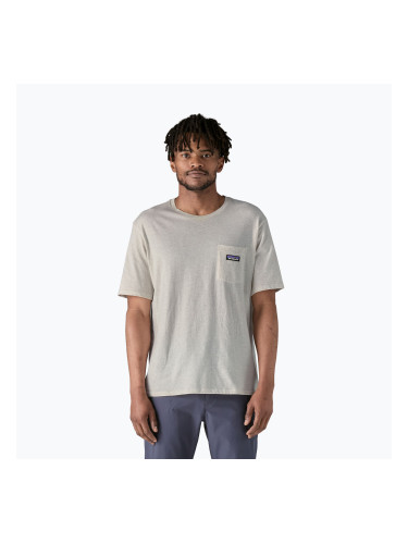 Мъжка тениска Patagonia Daily Pocket Tee birch white