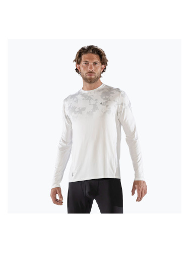 Мъжка термоакивна блуза с дълъг ръкав Surfanic Bodyfit CarbonDri Limited Edition Crew Neck optic white