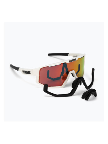 Слънчеви очила Bliz Fusion matt white/smoke red multi