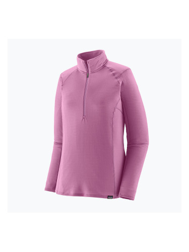 Дамски суитшърт Patagonia Cap Termal Weight Zip Neck brisk purple