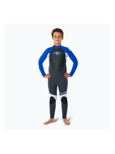 Rip Curl Omega 4/3 mm Back Zip blue детска пяна за плуване