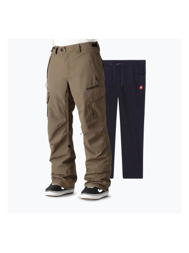 Мъжки панталони за сноуборд 686 Smarty 3-in-1 Cargo tobacco