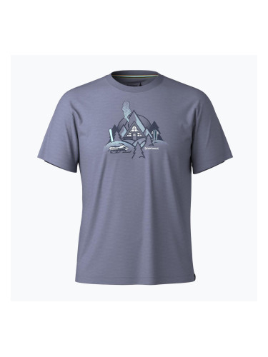 Мъжка тениска за трекинг Smartwool Alpine A-Frame Graphic Tee nightfall blue