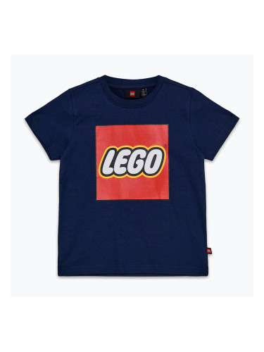 Детска тениска LEGO Lwtano 631 dark navy