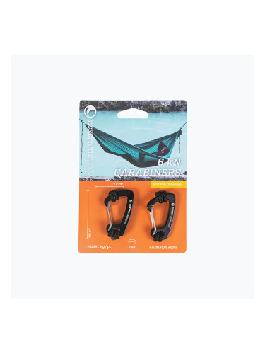 Карабинери Ticket To The Moon AL-7075 2 бр. черни TMBINER06