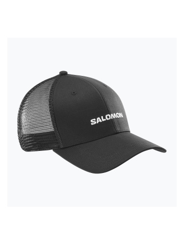 Шапка с козирка Salomon Logo Trucker deep black