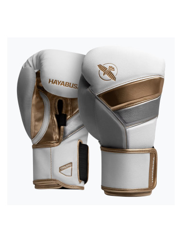 Hayabusa T3 бели/златни боксови ръкавици